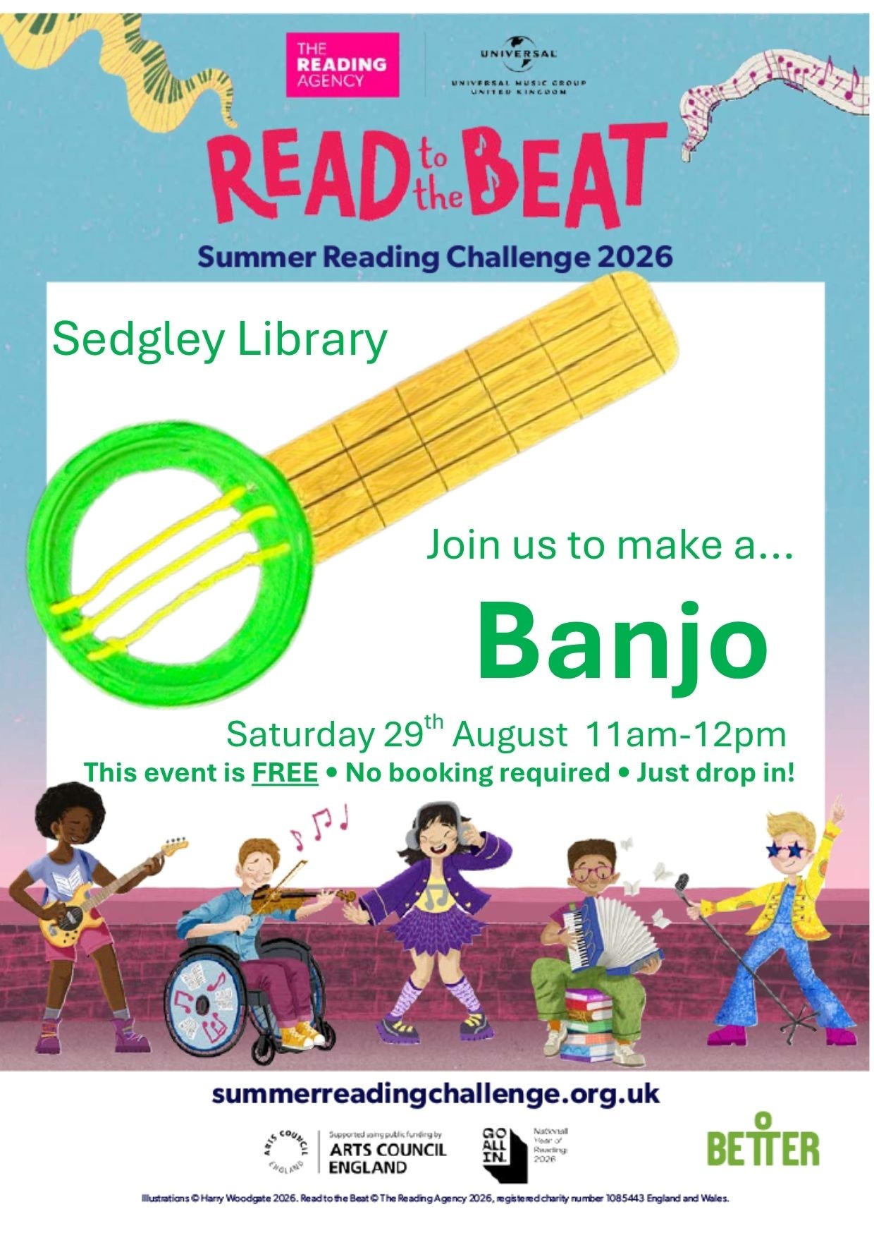 Sedgley Library - Summer Reading Challenge: Banjo